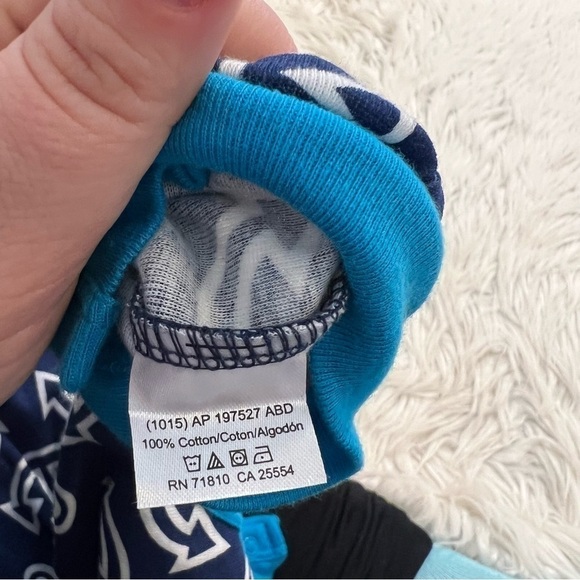 Gerber Bodysuit Navy Blue White Anchors - Picture 10 of 10